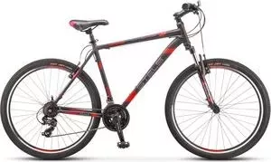 Велосипед STELS Navigator 700 MD 27.5 F010 (2019) 21 черный/красный - MD " 21" Чёрный/красный