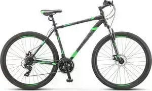 Велосипед STELS Navigator 900 MD 29 F010 (2019) 21 черный/зеленый - MD 29" 21" Чёрный/зелёный
