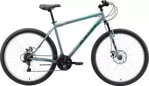 Велосипед BLACK ONE Onix 27.5 D серый/чёрный/зелёный 20" D (2019)