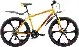 Велосипед BLACK ONE Onix 26 D FW (2019) жёлтый/чёрный/красный 20"