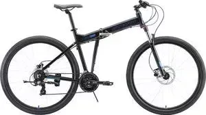 Велосипед STARK 20 Cobra 29.2 HD чёрный/голубой 18" 20 HD (2020)