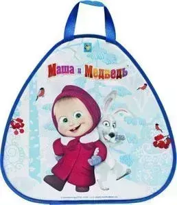 Ледянка 1TOY Маша и Медведь 52х50 см треугольная