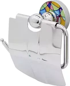 Держатель туалетной бумаги Wasserkraft Diemel хром, с крышкой (K-2225)
