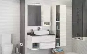 Мебель для ванной Comforty Прага 90 дуб белый