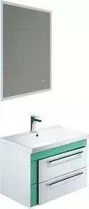 Мебель для ванной IDDIS Color Plus 60 белый/мятный