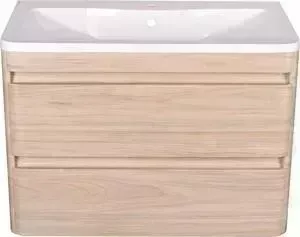 Тумба с раковиной Style line с Атлантика 90 ясень перламутр (2000949233529, 2000949233062)