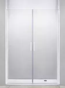 Душевая дверь CEZARES Relax 80x185 прозрачная, белая (RELAX-B-2-80-C-Bi)