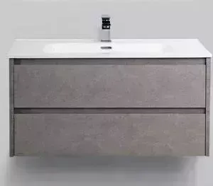 Тумба под раковину BELBANGO Kraft 100, Pietra Grigio (KRAFT-1000-2C-SO-PG)