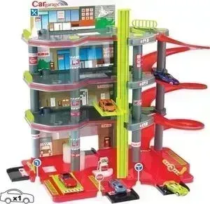 Игровой набор Mochtoys Парковка 4 уровня+ машинка