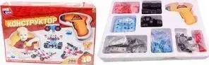 Конструктор Abtoys Кид Блок, 10 в 1, в наборе с шуруповертом на батарейках и аксессуарами, 286 деталей (PT-00904)