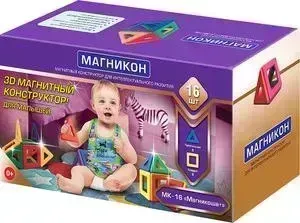 Конструктор Магникон магнитный Магникоша плюс (МК-16)