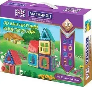 Конструктор Магникон магнитный Кукольный домик (МК-35)