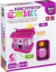 Конструктор BONDIBON Ёжик, дом, 58 деталей (ВВ2577 )