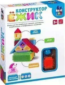 Конструктор BONDIBON Ёжик, дом, 58 деталей (ВВ2575 )