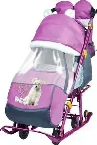 Санки НИКА коляски детям 7-2 (Dog Орхидея)