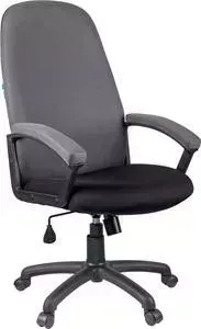 Кресло офисное Helmi HL-E79 Elegant ткань TW черная/серая