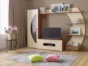 Шкаф комбинированный Сильва НМ 013.52 Ларго ясень/ваниль глянец