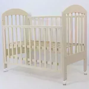 Кроватка детская  * 120х60 ДАРИНА-1 (арт.33) колесо (слоновая кость)