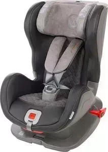 Автокресло AVIONAUT 9-25 кг GLIDER ROYAL ISOFIX Черный/Серый кожа AV-340.S/L.01