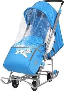 Санки НИКА коляски Disney Baby 1 (С Далматинцами голубой)