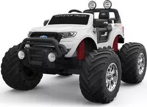 Электромобиль Dake FORD RANGER MONSTER TRUCK 2x12V/7Ah, 4x35W, белый (УТ000060320)