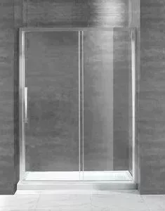 Душевая дверь CEZARES Lux-Soft W-BF-1 130 прозрачная, хром (Lux-Soft-W-BF-1-130-C-Cr-IV)