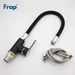 Смеситель для кухни Frap Н42 черный (F4042)