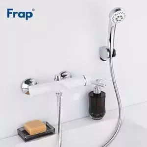 Смеситель для ванны Frap Н44-8 белый (F3244-8)