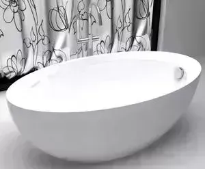 Акриловая ванна Abber 160x85 отдельностоящая (AB9217)