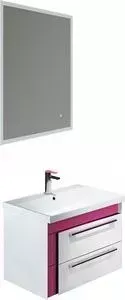 Мебель для ванной IDDIS Color Plus 60 белый/розовый