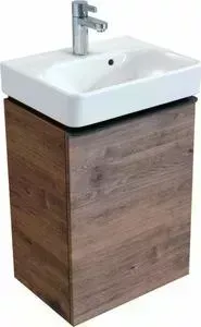 Тумба под раковину Geberit Smyle Square 45 пекан, левый (500.351.JR.1)