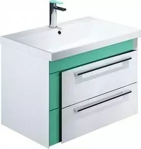 Тумба под раковину IDDIS Color Plus 60 белый/мятный (COL60M0i95)