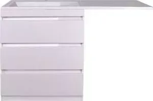 Тумба под раковину Style line Даллас 78 (140) белая, для стиральной машины (2000949233550)