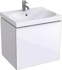Тумба под раковину Geberit Acanto 60 белый глянец (500.609.01.2)