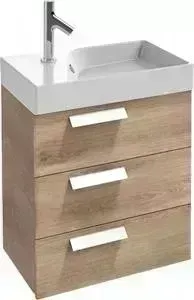 Тумба под раковину JACOB DELAFON Rythmik 59.5x36x63.4 см, квебекский дуб (EB1306-E10)