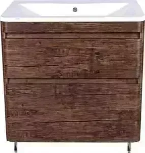 Тумба с раковиной Style line с Атлантика Люкс 60 старое дерево (2000949232997, 2000949233079)