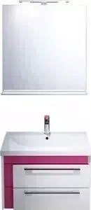 Мебель для ванной IDDIS Color Plus 70 белый/розовый