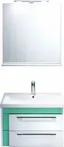 Мебель для ванной IDDIS Color Plus 70 белый/мятный
