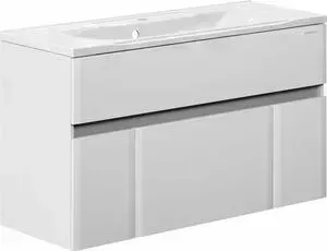 Тумба с раковиной EDELFORM с Амата 120x45 белая (1-823-00-PR120, 10.010.01200.001)