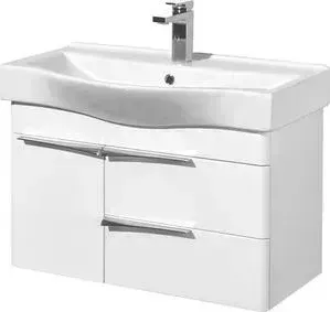 Тумба с раковиной АКВАТОН с Беверли 80 белая (1A235501BV010, 1WH302422)