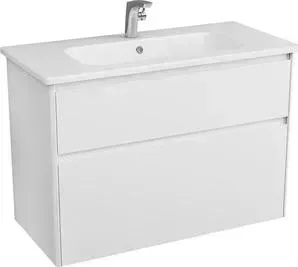 Тумба с раковиной OWL 1975 с Malaren 100,4x48 см, белый лак (OW03.08.05, 641235)