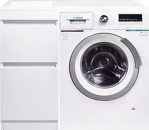 Стиральная машина BOSCH с тумбой и раковиной Serie 6 WLL24241OE Даллас 100 белая, напольная, левая с и 6