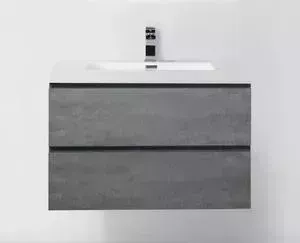 Тумба под раковину BELBANGO Luce 80x50 Stucco Cemento (LUCE-800-2C-SO-SCM)