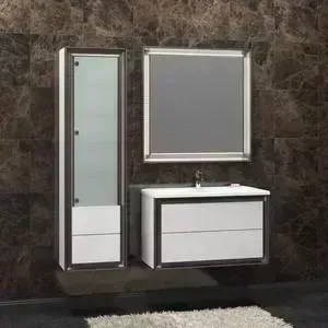 Мебель для ванной OPADIRIS Капри 80 белый глянцевый/нагал P46