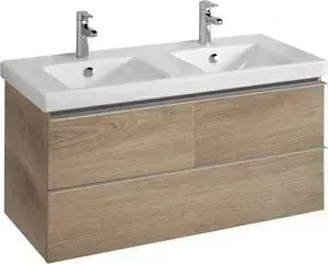 Тумба с раковиной JACOB DELAFON с Odeon Up 117x48,5x53 см, квебекский дуб (EB892-E10, E4730-00)