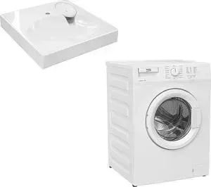 Стиральная машина BEKO с раковиной WRS 44P1 BWW, Эстет Lea 60