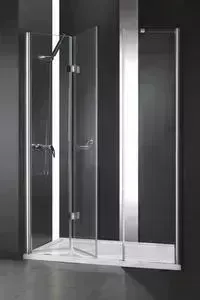Душевая дверь CEZARES Elena W-BS-13 160 прозрачная, хром (Elena-W-50/50-C-Cr, VE-W-60-FIX-C-Cr)