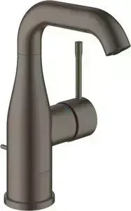 Смеситель для раковины Grohe Essence New с донным клапаном, темный графит (23462AL1)