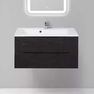 Тумба под раковину BELBANGO Marino 90 rovere ciocolato amaro (MARINO-900-2C-SO-RCA-P)