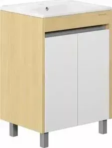 Тумба с раковиной EDELFORM с Уника 60,9x47 дуб гальяно (35652, QDR60SLWB01)